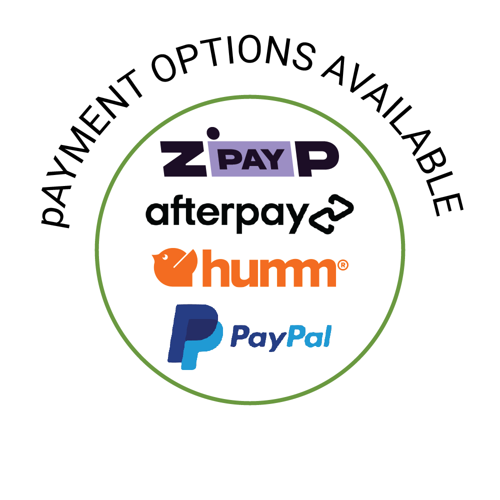 GSC Payment options logo zip, humm, paypal, afterpay