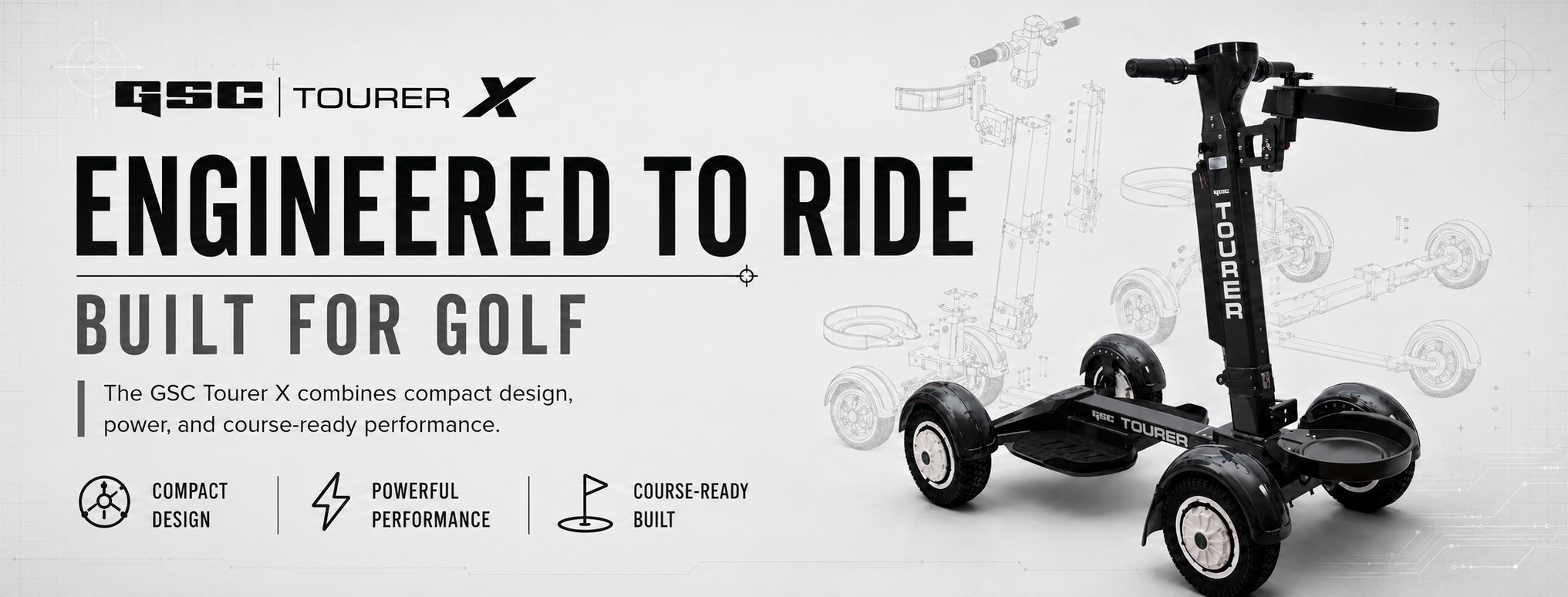 Golf Skate Caddy Tourer X Information – Golf Skate Caddy Australia