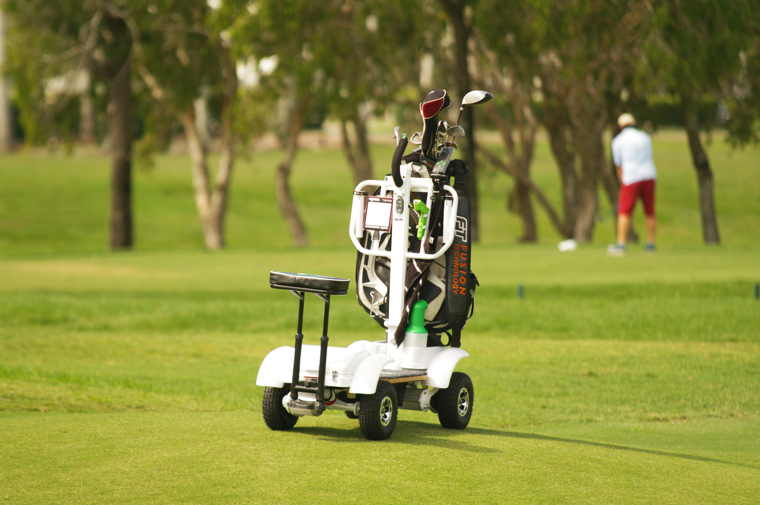 The GSC V3 the previous model of the GSC Tourer on the golf course